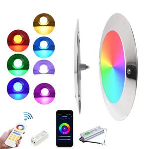 Ip68 Waterproof Underwater Light Blue Green Red RGB Swimming Pool Lamp 12v