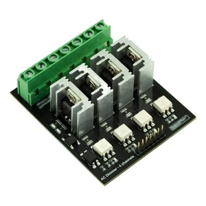 4 Channel AC Light Dimmer Module 3.3V 5V Logic AC 5060hz 110V~400V 10A