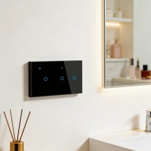 Study Room Eye Protection Smart Dimmer Switch 1 Gang 110V US Standard WiFi No Flicker For Reading Lamp