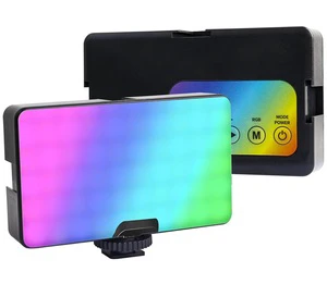 Adjustable LED Video RGB Light WL-R2 Photography Lighting for Camera Video Studio YouTube Vlogging Photography Live Streaming