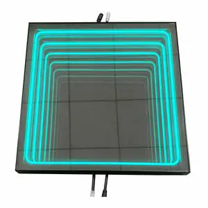 3D Infinity Mirror RGB Light 30W Colorful Abyss Neon Lamp for KTV Corridor Hallway Interior Wall Decoration Wholesale Price