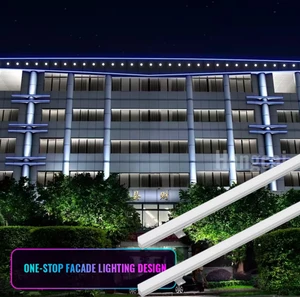 Premium Architectural Landscape Lighting Design Company Custom Building Accent Lighting Idea Facade Lighting Solution