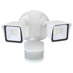 Bright 2 Adjustable Head Dusk to Dawn Motion Sensor LED Flood Light for Garage