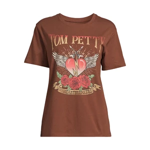 Printed Summer Season Women's Clothing Plus Size T Shirts Customized Design Fashionable Slim Fit O Neck T Shirts For Women