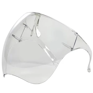 Kangbao CL-102 Clear Anti-Scratch Full Face Shield Dull Polish Plastic Nose Mouth Upgraded Dust-Proof Face Guard