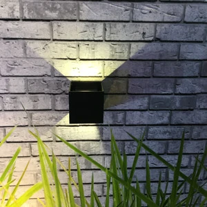 Wall Light AC100-240V Wall Lamp IP67 Waterproof 2*3W LED Light