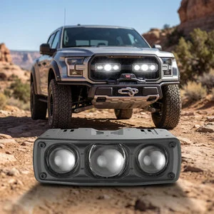 Hot Sales High-Refractive Grill Led Lighting 3 Lens Led Grille Lights Wide Application 3 Inch Led Car Grille Light