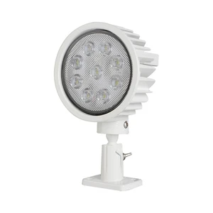 Custom Production 45W Boat Lighting Marine Light LED Round Flood Led Dock Light 4800LM 10-30VDC Handle Mount 360° Rotation