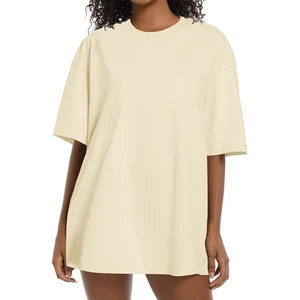 Oversized Cheap Long T Shirt Women Plus Size Workout Tops Blank Tshits Women's
