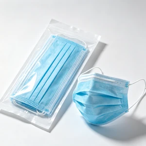 Cost-effective Disposable Protective Mask Triple Layer Non-woven Material Outdoor Travel Face Cover