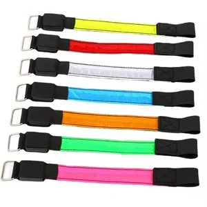Running Light USB Rechargeable LED Armband Safety Reflective Cycling Walking Hiking Gear Light up Jogger Runner Wrist Ankle Band