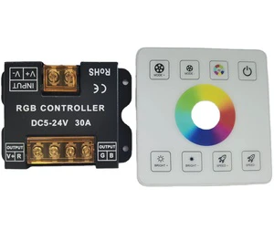 New Wireless RF Iron Shell 86 Full Touch Controller (Dimmer, CCT, RGB, RGBW, RGBWC) LED Controller