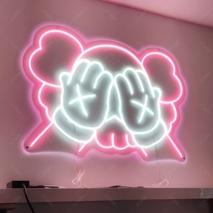 Hot Selling Koi Fish Anime Acrylic Led Neon Sign Custom Logo Custom LED Light Neon Sign For Home Decoration