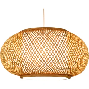 Hand-Woven Bamboo Lantern Lamp for Home Decoration