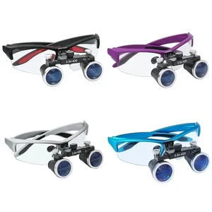 Dental Glasses Type Magnifying Glass 2.5x 3.5X Surgical Head Mounted Magnifying Glass Oral Surgical Mirror Dental Equipment