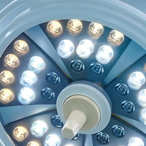 Factory Direct Medical LED Surgical Light Durable Shadowless Light Hanging Design in Plastic and Metal Electric Power Source