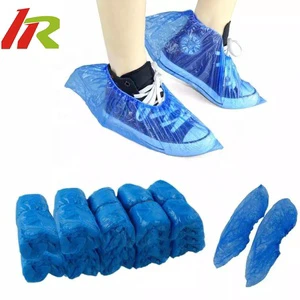 Plastic Waterproof Safety Disposable Rain Boot / Reusable Shoe Cover