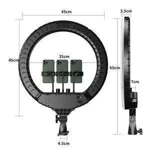 Ceiling Wall Mount Ring Light 14 18 21 Inch Vlog Photography Tattoo Beauty Salon Studio Barber Shop Led Ring Light