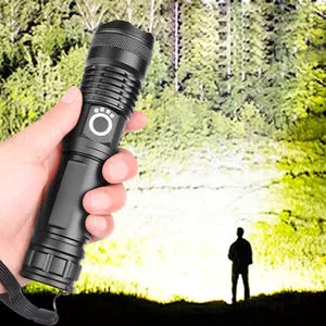 Torch Tactical Telescoping Super Bright Linterna Taschenlampe 10000 Lumens Waterproof Led Rechargeable Flashlight