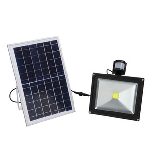 Portable Flexible Install Solar Power Flood Lights with PIR Sensor Motion Outdoor Garden Patio Solar Security Lamp