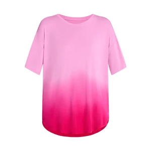 Women's Plus Size Printed T Shirts Customized Design Comfortable Fashionable Slim Fit O Neck Multicolor T Shirts For Women