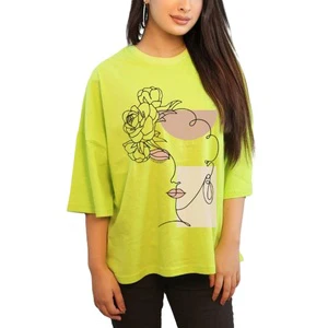 Wholesale Casual Plus Size Oversized Plain Women T-Shirt 100% Cotton Customized Logo Printed From Bangladesh