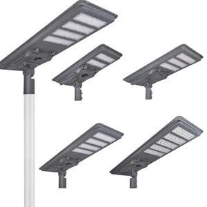 Integrated Solar Street Light Outdoor LED Motion Sensor Security Lights Street Lamp With Remote Control for Front Door