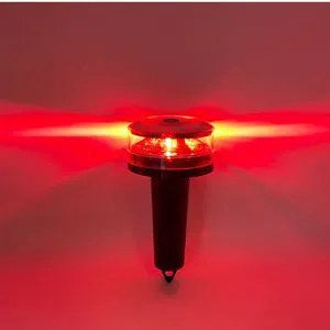 New Arrival Solar Powered Portable LED Emergency Flashing Warning Light Z6028 | Built-in 1400mAh Rechargeable Lithium Battery