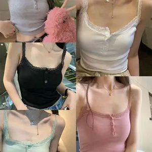Solid Comfortable Cotton Sleeveless Camisole Tops Women's Vest