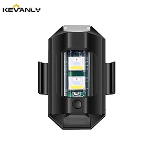 Seven-Color LED Aircraft Light for Night Flight Remote Control Car Drone Bicycle Motorcycle Outdoor Warning Light Model