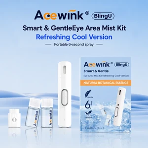 Acewink Cooling Refresh Eye Mist Device Kit - Portable Ultrasonic For Travel & Dry Eye Comfort