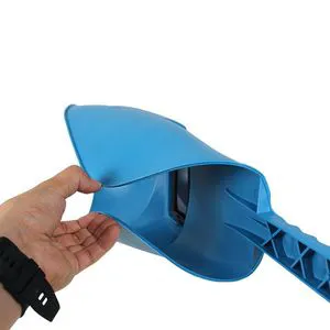 Handheld Plastic Welding Face Shield 10mm Thickness Impact Resistance Protective Mask For Strong Light Protection