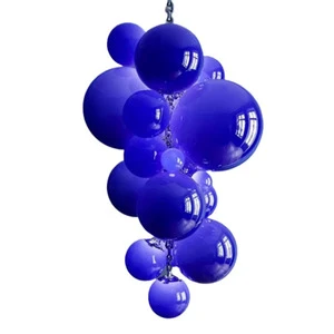 Nordic Grape Chandelier Stained Glass Chandelier Club Villa Staircase Pendant Light