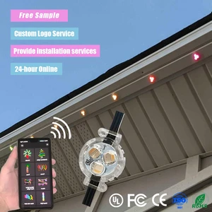 Wholesale Prompt Gemstone Light Outdoor Led Pixel Light Dc12V Dc48V 30mm Rgb Permanent Christmas Light For House Decoration