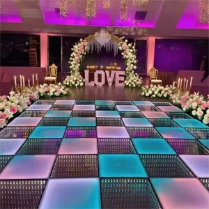 Hl Interactive Selfie Magnetic Stainless Steel Brick Lights SMD5050 LED Dance Floor IP67 Waterproof 20W 5000K Daylight