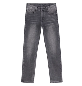 Factory Direct Men's Casual Slim Stretch Denim Pants Street Vintage Jeans Distressed Wash Rivet Button ODM Popular For Winter