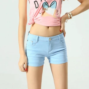 Hot Selling Breathable Cotton Women's Light Weight Denim Shorts Customizable OEM ODM Clothing Quick Dry Eco-Friendly Windproof