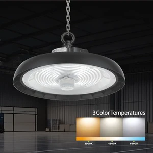 Aixuan High Bay Light 3 Power 3CCT UFO High Bay Lamp 100W 150W 200W Supermarket radar Sensor High Bay Light for Factory