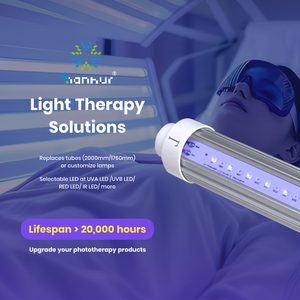 Tianhui Custom UVA 320/340/365nm UVB 310/311nm NIR RED LED Light Therapy With 15-25mW Power 120 Viewing Angle For Skin Health