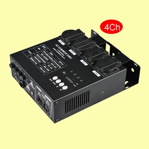 4-Channel DMX Dimmer Pack with 1000W/Channel LCD Display Nebula Connection for Smart Lighting High-Efficiency Control