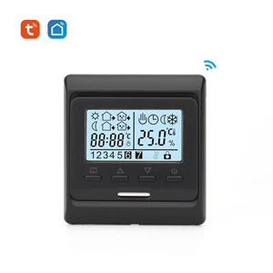 New Product Oshland WIFI Smart Tuya ThermostatE51.716 Programmable Thermostat Heating Temperature Regulators For EU Standard