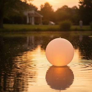 IP68 Waterproof Solar Pool Lights Floating LED Inflatable Globes for Swimming Pool Decor