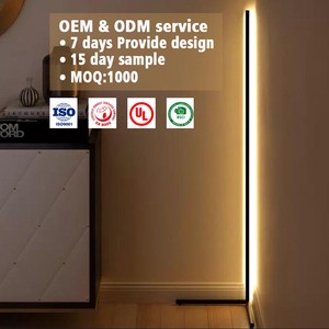 Original China Factory Lighting LED Nordic Minimal Corner Floor Lamp For Living & Bedroom Dimming Atmosphere APP Remote Control