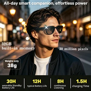 4K Smart AI Glasses Real-Time Translation For Audio Hands Video Recorder Travel AR Hardware 1.3-inch Virtual Suppliers Glasses