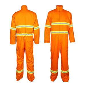 Road Safety High Visibility Reflective Industrial Safety Coveralls Polyester Waterproof Windproof Breathable All Season Workwear