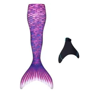 Sexy Mermaid Tail Monofin Women Swimsuit Performance Fish Fin Swimming Costume for Show
