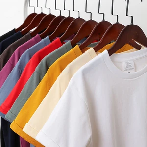 Wholesale Premium Blank Floral Cotton Casual Eco-Friendly Breathable T-Shirt Oversized Fit O-neck Tees For Custom Fashion Brand