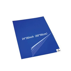 Virus Contamination Control Multi Layer Polyethylene Cleanroom 24x36 Inch Blue Dust Control Sticky Mats