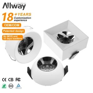 Latest Model High Quality Low Price Recessed COB Aluminum 7W 12W 20W 30W LED Grille Light