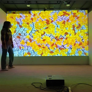Immersive 3D Interactive Floor Projection System with Multi-Channel Mapping for Indoor and Outdoor Use